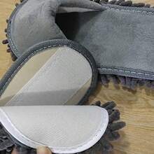 HURRISE Pantuflas de Piso, Cmodas Zapatillas de Casa de Color Puro para Quitar el Polvo de Chenilla para Ancianos para el Hogar (M 39-41), wghzr5btmk-14 - como se muestra en la figura - Ver 3