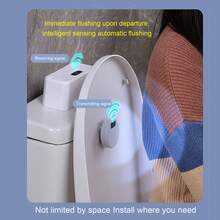 Smart Sensor Automatic Toilet Flush Kit - Hands-Free Electric Push-Button Conversion Kit, Easy Installation For Modern Bathroom, Water Saving And Optimal Hygiene.