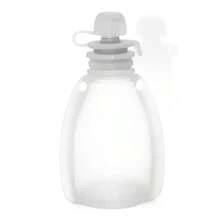 Túi đựng thức ăn dặm cho bé, túi silicon tái sử dụng 120ml, sản phẩm dạng bóp tiện dụng, phù hợp cho trẻ mới biết đi, túi đựng thức ăn dặm bằng silicon có thể tái sử dụng, giặt được và có thể đông lạnh. - Nhiều màu - Xem 8