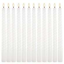12 Pieces Of 10 Inch Spiral Wax, Non Dripping, Smoke-Free, Odorless, Suitable For Families, Weddings, Parties, Seasonal Celebrations, Emergencies, And Home Decor. Multiple Colors To Choose From, Lovers Can Save And Create A Romantic Atmosphere. - White - View 2