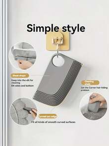 硅胶猫毛清洁刷，宠物地毯沙发毛发去除刷，家用宠物清洁刷，汽车毛发去除工具，汽车清洁工具，清洁配件，清洁工具，宠物毛发去除刷，轻便耐用，绒毛清洁器 - 多色 - 查看 5