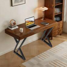 Heavy Duty X-Shaped Metal Table Legs Set Of 2, Adjustable Rubber Pads, 661 Lbs Capacity, Easy Install, Modern Industrial Design For DIY Tables & Furniture - Black - View 10