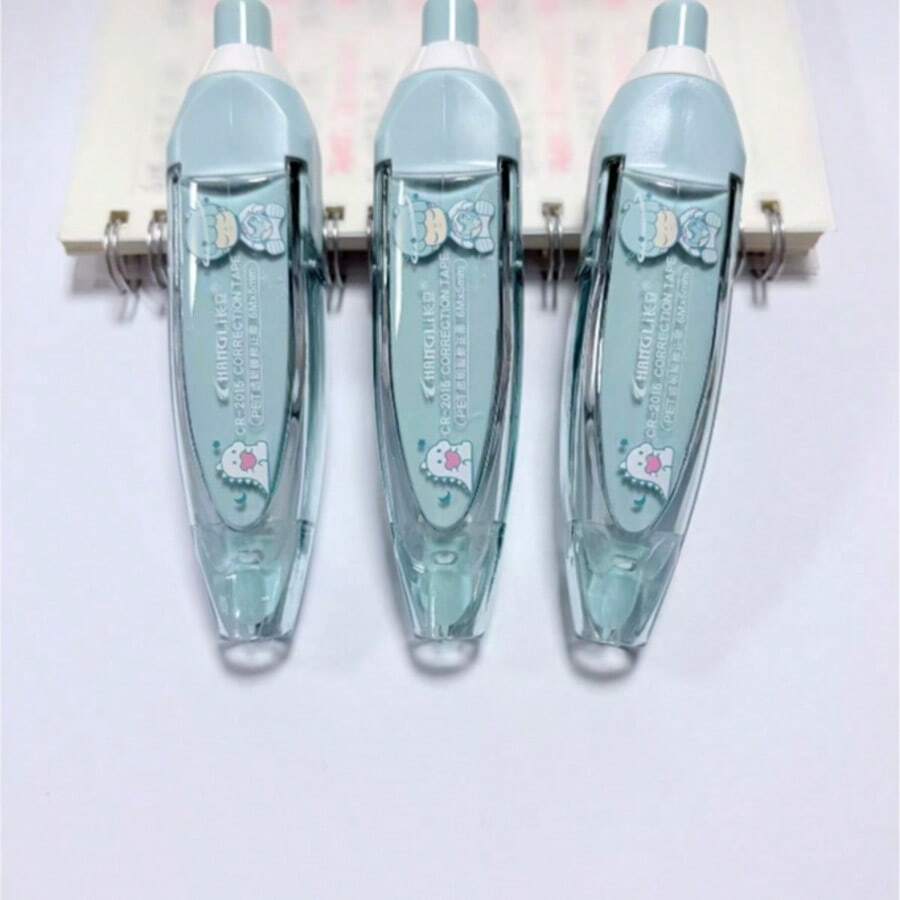 5pcs Refillable Correction Tape Set, Ultra-Thin PET Transparent Film, Smooth & Tear-Resistant, Suitable For School/Office