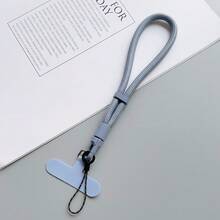 Sangle de poignet ajustable avec boucle, sangle de poignet minimaliste de couleur unie, cordon diagonal anti-perte unisexe, bracelet de poignet court et durable compatible avec Android et la plupart des smartphones, cadeau pour mère, famille, amis, enfants, anniversaire, chaîne de téléphone pour les fêtes - Multicolore - Voir 14