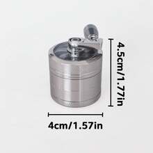 New Mini Pocket Grinder, 40mm Diameter Small Portable Handheld Style Herb Grinder, Smoking Accessory Grinder, Multiple Colors Available - one-size - View 4