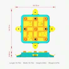 Dog Puzzle Toy Mental Stimulation - Level 3 In 1 Dogs Food Feeder Puzzle Dog Treat Puzzle Feeder Advanced-Blue Board - Cấp độ 3 trong 1AdvancedBlue Board - Xem 6