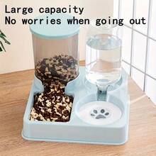 Cat Bowl, Water Bowl, Food Bowl, Cat Food Bowl, Dog Bowl, Pet Feeder, Pet Supplies - 1.5L Grain - 1L Water - View 6