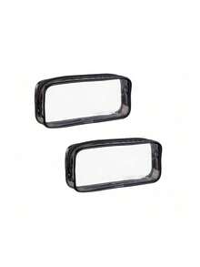 Portable Transparent Cosmetic Bag, Travel Toiletry Bag For Lipstick, Comb, Makeup, Brushes And Skincare Products, Makeup Bag, Cosmetic Pouch, Makeup Organizer - Multicolor - View 14