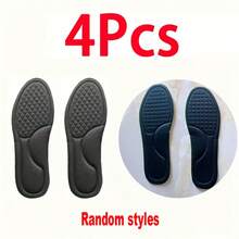 2 pares de plantillas de alta calidad, con excelente absorción de impactos, transpirabilidad y diseño sin olor - Plantillas acolchadas de espuma de memoria suave, plantillas elásticas recortables para aumentar la altura, adecuadas para zapatos, botas y zapatillas, zapatos planos, tacones altos, zapatos para correr - Proporcionan un confort excepcional, material de plantilla y espuma, zapato, selecciones de primavera y verano - Multicolor - Ver 14