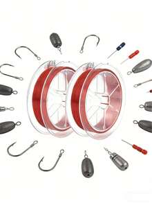 2 bobinas de 100 m de hilo de pescar no elástico, cordón de nailon transparente ultrafino no elástico, hilo de pescar no elástico, cordón de cristal no elástico para materiales de joyería, cordón para modelar, fabricación de joyas, hilo de pescar invisible para cebos, modelado, cordón, cordón para abalorios para la fabricación de joyas, fabricación de joyas, suministros para accesorios hechos a mano, cordón trenzado de hilo de pescar, cordón para hacer pulseras. - Rojo - Ver 5