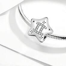 1 Exquisita cuenta con diseño de constelación de estrellas, adecuada para que las mujeres la usen, se puede utilizar para hacer joyas DIY como pulseras, etc. Es un regalo exquisito para las novias. - Estrellas y constelaciones - Ver 7