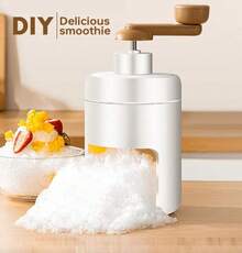 Mini Maquina Trituradora de Hielo Manual - Blanco - Ver 10