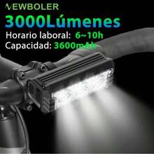 Luces para bicicleta, luz calida y fria para manubrio de bicicleta, luz para iluminar el camino - Chica - Ver 2