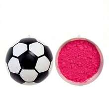 1pc Gender Reveal Soccer Set, Suitable For Outdoor Sports - Multicolor - View 12