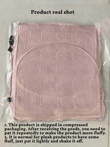 3pcs Plush Car Seat Cushion, Short Plush Whole Rear Seat Cushion Set,Car Accessories