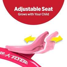 JCH-Radio Flyer Classic 's Tricycle Outdoor Toy for Young Maximum Weight 22 Kilograms Recommended for from 2 to 5 Years Color Pink - Sencillo - Ver 7