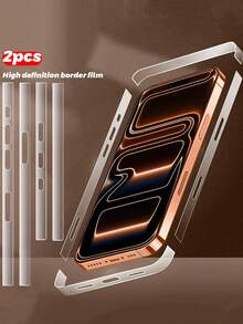 2pcs/Set High Definition Ultra-Thin Naked Feeling Screen Protector Compatible With IPhone 17/17 Air/17 Pro/17 Pro Max, Transparent Frame Protective Film, Full Coverage Anti-Scratch - Clear - View 12