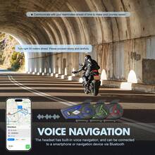 S3 Motorcycle Helmet For Men With Bluetooth Headset, Bluetooth 5.2 Wireless Intercom, Equipped With 800m BT Intercom, 850mAh Battery Capacity, Can Accommodate Up To 6 Riders, 1000m Range