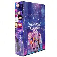 K-Pop Theme Nail Art Essential Set, Idol Logo Stickers, And Precise Brushes For DIY Kpop Nail Art - Multicolor - View 2