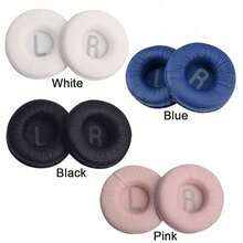 70mm Replacement Ear Pads For T450BT T500BT Tune600 660 510BT Headphones, Includes Ear Cups, Ear Cushions And Headband - Multicolor - View 5