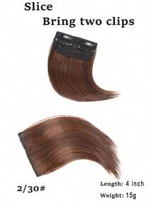 4-Inch Top Pad Hair Piece Wig For Women, One-Piece, Two-Clip, Invisible And Seamless, Small-Sized, For Hair Loss Compensation - Multicolor - View 21