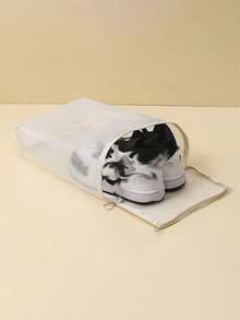 旅行鞋袋，便携式鞋袋，鞋子收纳袋，防水，大容量，鞋子整理器，运动手提袋。 - 彩色 - 查看 2