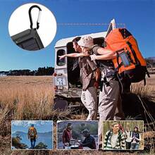 Fast Charging Portable Power Bank LOZE 10000mAh Solar Power Bank Dual USB & USB-C Output Built-In Flashlight And Compass Portable Charger For Outdoor Adventures Valentine's Day Gift - Black - View 7
