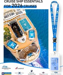 Avorast 5 Pack Cruise Lanyard For Ship Cards, Cruise Ship Lanyards With Waterproof ID Badge Holders For All Cruise, Cruise Ship Essentials For Royal Caribbean, Carnival, NCL Cruise 2026 (Mix) - Mix - View 3