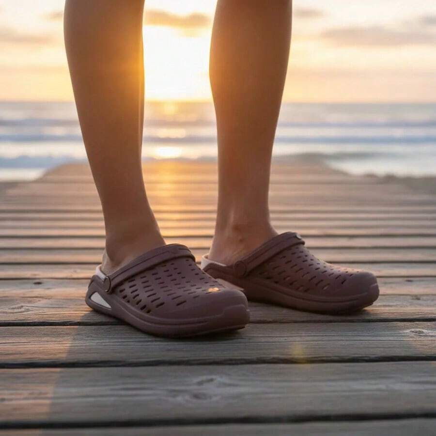 Orthopedic Sandal Babouche Clog Indicated For Fasciitis Spurs Boaonda - 紫色/裸色 - 查看 1