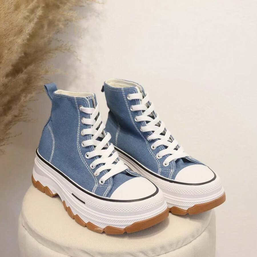angelica Women Canvas Shoes - 藍色 - 查看 1