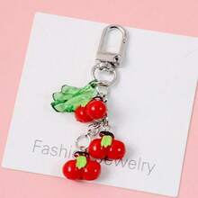 1pc Unisex Cute Lemon Beaded Summer Fruit Keychain Gift For Couples Friends Y2K - Nhiều màu - Xem 6