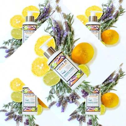 Aceite de Masaje Relajante con Lavanda Naranja y Té de Limón Mezcla de Cítricos Natural Humectante Corporal Ideal para Spa en Casa