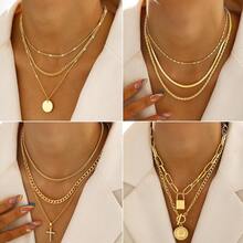 Euuztu 68 Pcs Gold Jewelry Set Women With Necklace, 17 Bracelet, 5 Hoop Earrings, 15 Stud Earrings, 24 Knuckle Rings Women Jewelry Set Women - 黃金首飾 - 查看 9