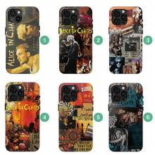 Funda de Teléfono Resistente Alice In Chains – Cubierta de Teléfono de Banda de Rock Grunge de los 90, Arte Inspirado en Álbum de Dirt, Regalo de Estética de Metal Alternativo para Fans de Música para 17/16/15/14/13/12/11 - 4 - Ver 3