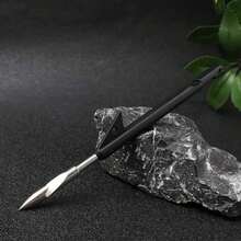 1/3/7 件套户外钓鱼工具 - 不锈钢鱼叉 - 黑色 - 查看 8