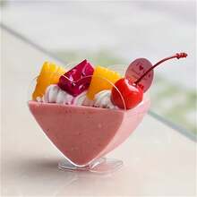Transparent Heart-Shaped Mousse Cups, Dessert Cups, Ice Cream Cups, Pudding Cups, Jelly Cups, Tiramisu Cups, Mini Cups, Suitable For Cakes, Ice Cream, Tasting, Parties, Buffets, Weddings, Birthday Parties - Multicolor - View 11