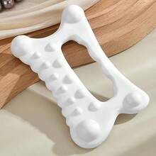 1-Piece Gua Sha Massage Tool, Facial Gua Sha Board, Back, Leg And Arm Massager, Facial Skin Care Instrument, Suitable For Muscle Relaxation, Eye Massage And Meridian Relaxation, Full Body And Facial Gua Sha Tool, Skin Care Fascia Relaxer, Full Body And Facial Gua Sha Tool. - Multicolor - View 8