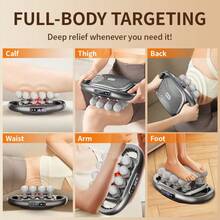 BENBO 16-Head Massage Gun, Back Massage, Muscle Relaxation Massager, Deep High-Frequency Vibration To Relieve Pain, Helps Relieve Muscle Soreness From Fitness And Work, Multiple Colors Available. An Ideal Choice For Office, Gym, Home, Business Travel, Holidays, And A Great Gift For Friends And Family. - Solid Color - View 5