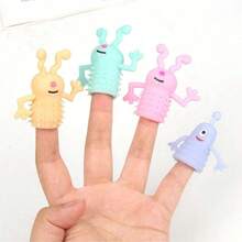 5/10/20/30/50 con rối ngón tay hình quái vật dễ thương, đồ chơi nhồi bông mềm dẻo bằng cao su dùng cho trò chơi nhập vai, quà tặng sinh nhật, kiểu dáng và màu sắc ngẫu nhiên. - Nhiều màu - Xem 10