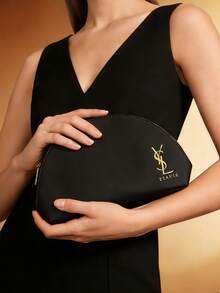 Yves Saint Laurent 19 * 15 * 7cm Black Makeup Bag Organizer Tote Bag, Large Capacity Travel Portable - Black - View 7