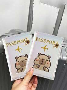 حامل جواز سفر صغير كيوت بتصميم كرتوني لحيوان الكابيبارا، غطاء جواز سفر بتصميم بسيط، حافظة جواز سفر من جلد اصطناعي بطراز لطيف، خفيفة الوزن قابلة للطي وحمل، مناسبة للسفر الدولي، مثالية لرحلات الأزواج والعطلات، حامل بطاقة هوية، عودة للمدرسة للبنات والجنسين، هدية عيد الحب وعيد الأم، حقيبة سفر، حقيبة أمتعة، حقيبة رياضية، حقيبة ليلية، سعة كبيرة، منظم سفر متين، ضروريات رحلة، ضروريات عطلة، أساسيات السفر للرجال والنساء - متعدد الألوان - مشاهدة 6
