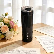 550ML Stainless Steel Large Capacity Coffee Cup, High-Quality Vacuum Insulated Travel Mug, Leak-Proof Handle, Thermal Cooling Cup For Office, Beverages - Multicolor - View 5