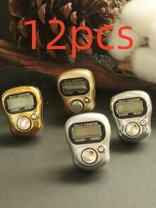 1pc/6pcs/8pcs/12pcs Spring Endurance | Long-Lasting Button Cell Battery Counter, Durable & Infrequent Battery Replacement Required - Multicolor - View 12