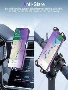3pcs Privacy Tempered Glass Screen Protector, Compatible With IPhone 17 Pro Max/17 Pro/16 Pro Max/17/16/16e/15/14/13/12/11/Pro Max/Plus/Mini, 9H Hardness, Transparent HD, Full Coverage, Bubble-Free, Compatible With Phone Cases - Clear - View 7