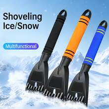 1pc Multi-Function Car Snow Shovel, Ice Scraper, Snow Remover Tool For Car Windshield Glass In Winter