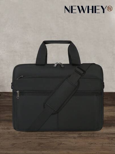 NEWHEY 适用于15.6/17.3英寸笔记本电脑的防水笔记本电脑包，男女通用，可作电脑包或手提包使用。