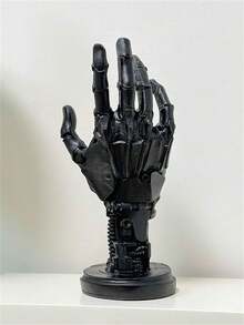 1pc Cyberpunk Mechanical Handcrafted Ornaments, Gaming Controller Desk Stand, Hand Sketch Model Joints, Artistic Manga Sketch Hand Model (Randomly Colored Parts) - Multicolor - View 4