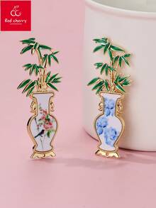 1pc Zinc Alloy Colorful Enamel Cute Brooch, Suitable For Daily Outfit And Bag Decoration - one-size - View 2