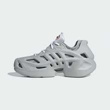 Adidas ADIFOM CLIMACOOL Classic Unisex Perforated Clogs, Lightweight Casual Sports Shoes For Summer, IF3935 - Light Gray/Metallic Silver/Red - View 1