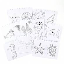 8本海洋主题涂色书 - 包括水母、鲨鱼、小丑鱼、海龟和其他海洋生物图案，海底世界套装包含绘画、连点成线、涂色游戏、派对主题涂色活动、卡通涂鸦，是生日、派对、儿童（男孩和女孩）的绝佳礼物。 - 藍色 - 查看 5